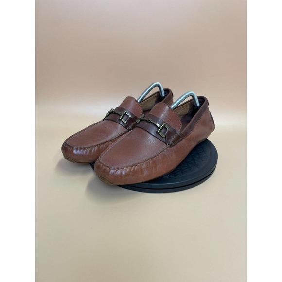 Mens Cole Haan Somerset Link Bit li Leather Loafers Size 10 Brown‌‌‌‌‌‌‌ - Picture 2 of 7